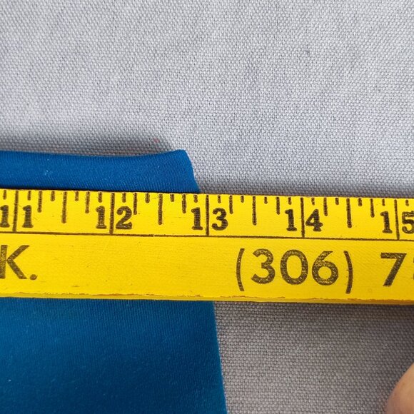 Under Armour Active wear leggings women's size 6 ? teal colour geometric pattern - Picture 7 of 9